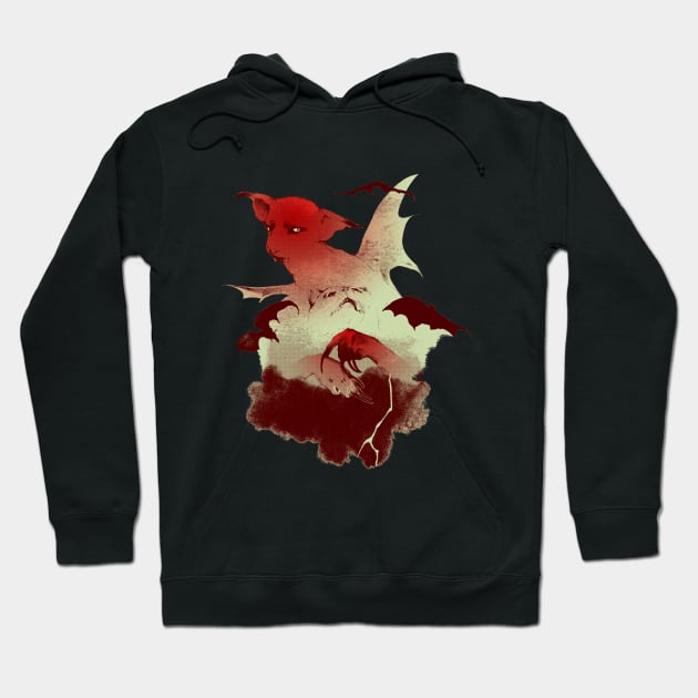 Vampire cats Hoodie by Anna Dietzel